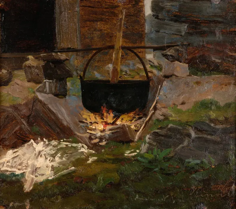 Vaskegryte av Amaldus Nielsen