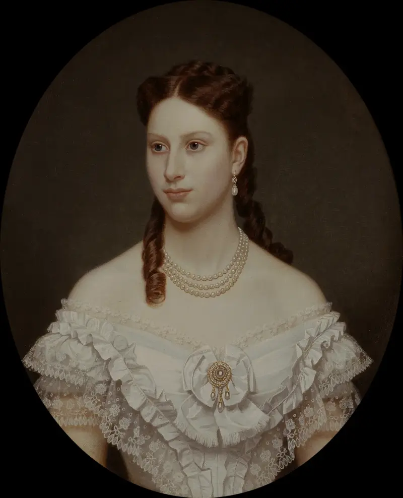 Lovisa (Lovisa Josefina Eugenia) 1851–1926, Königin von Dänemark, Prinzessin von Schweden und Norwegen von Amalia Lindegren