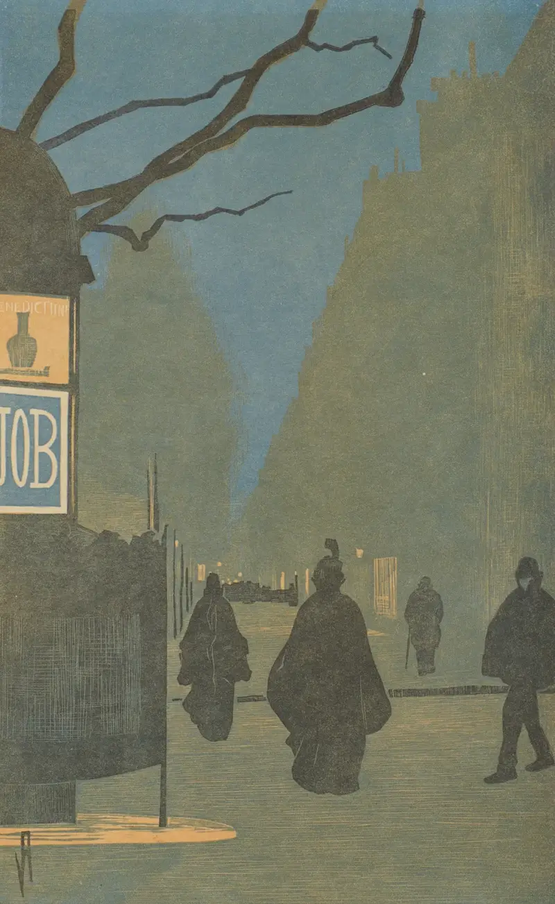 Boulevard Malesherbes, am Abend, 1898 – Nr. 2 von Amédée Joyau