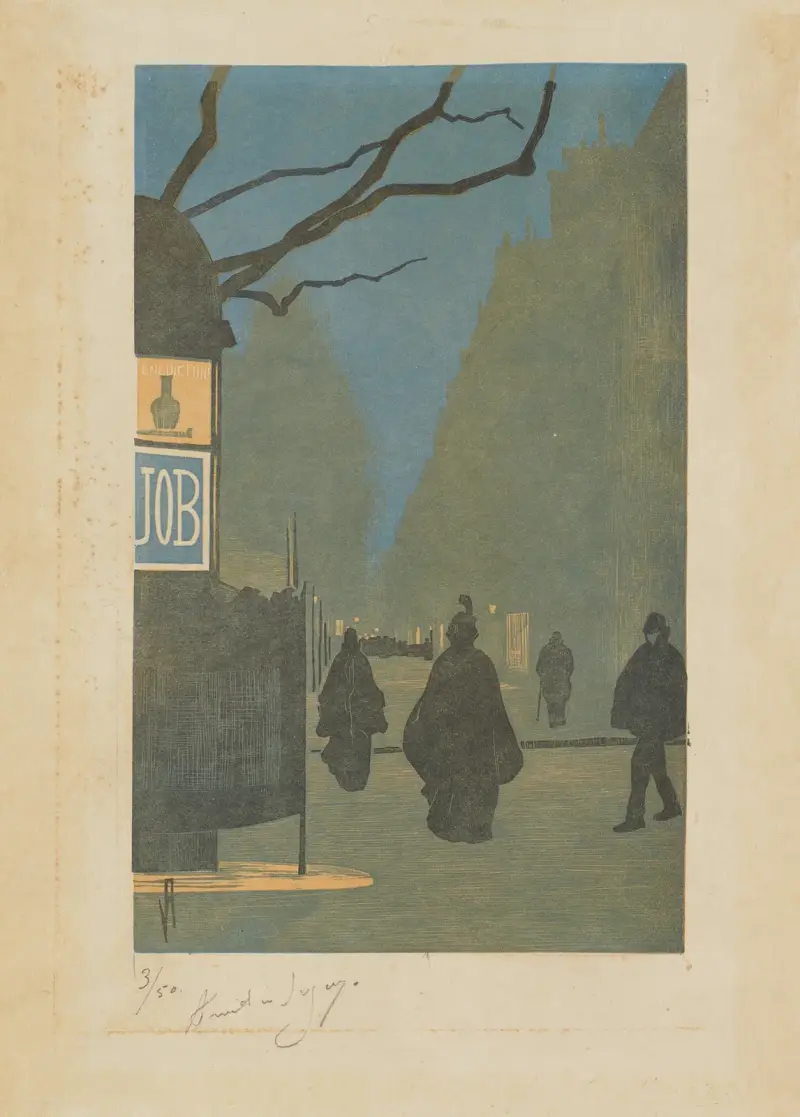 Boulevard Malesherbes, le soir, 1898 – nr 1 av Amédée Joyau