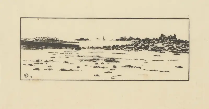 Küste von Roscoff, Ebbe von Amédée Joyau
