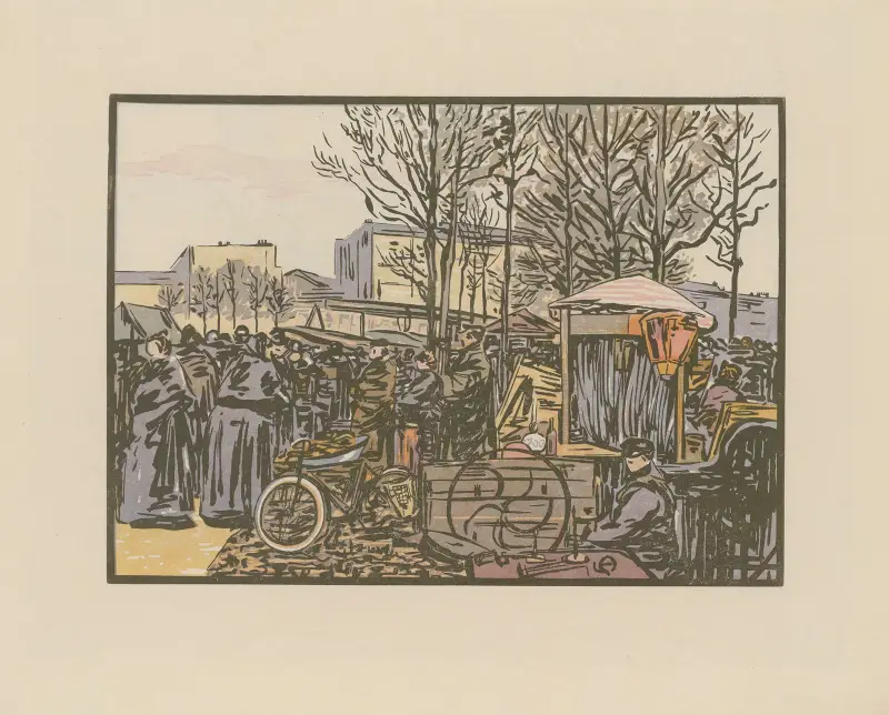 Der Schrottmarkt (Paris) von Amédée Joyau