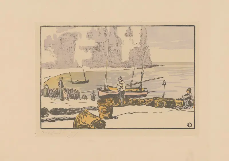 Malá pláž (Yport), Amédée Joyau