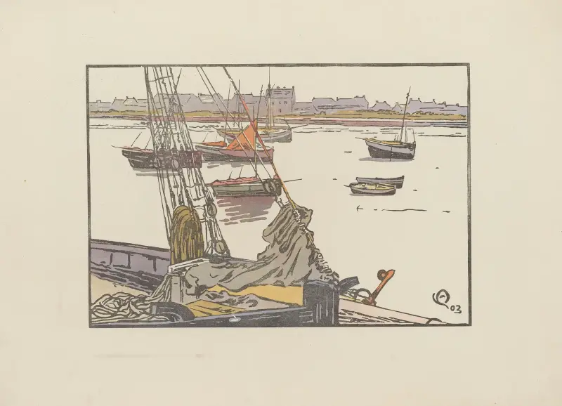 Roscoff, jasny poranek, Amédée Joyau
