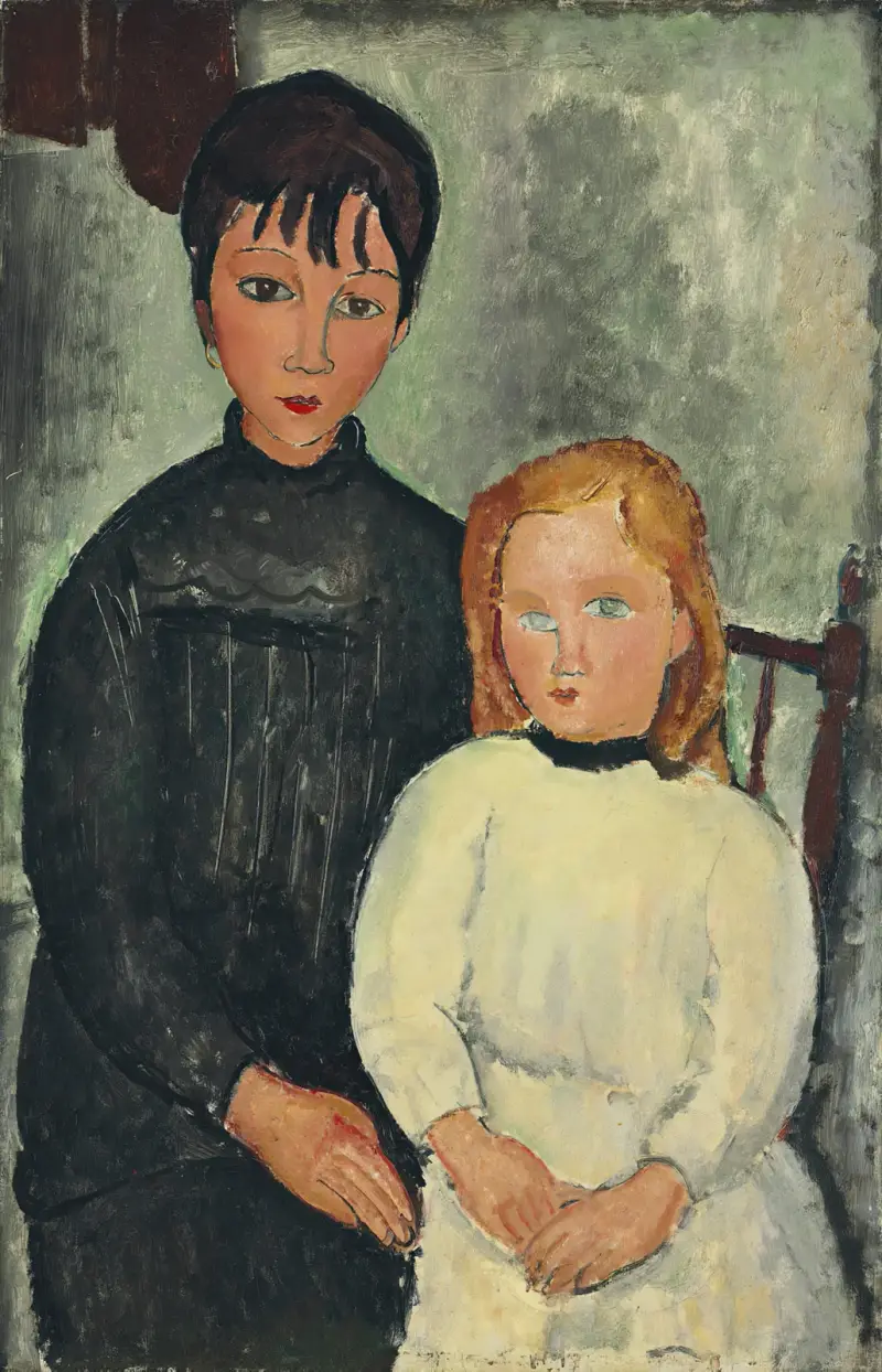 Die beiden Mädchen von Amedeo Modigliani
