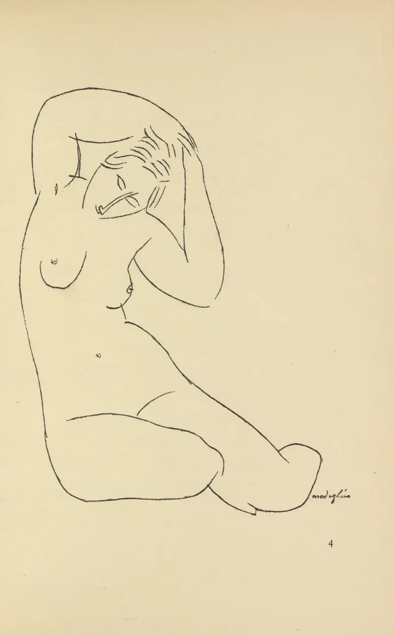 Die Nymphen 4 von Amedeo Modigliani