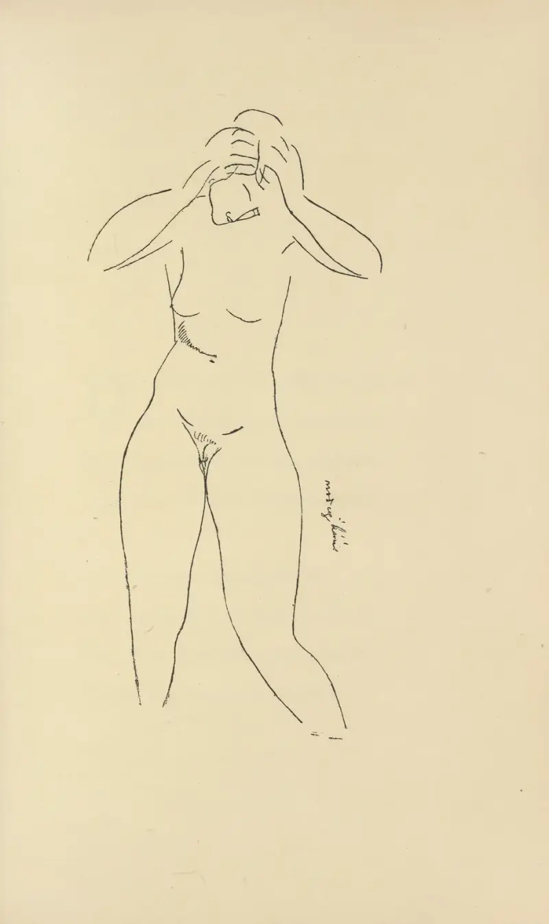 Die Nymphen (Tafel 2) von Amedeo Modigliani