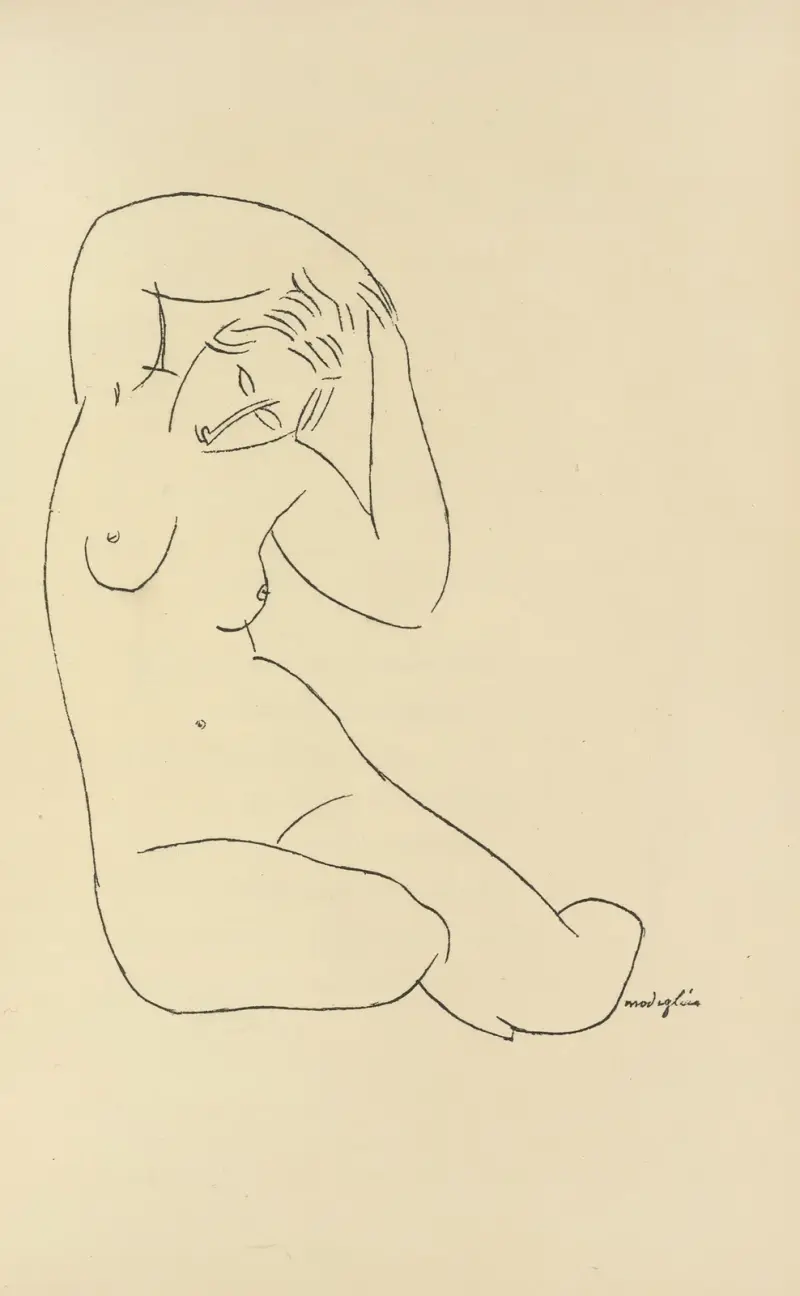 Die Nymphen Pl. 4 von Amedeo Modigliani