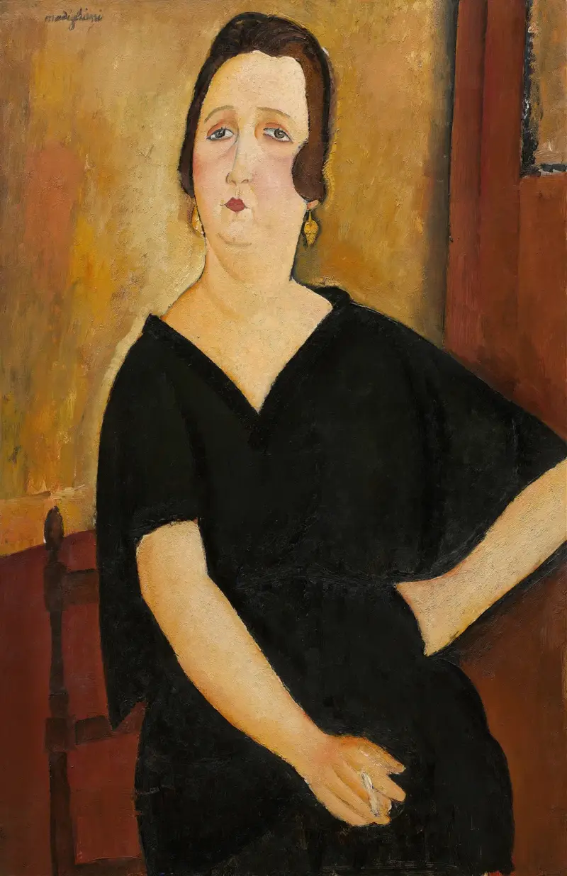 Madame Amédée (Žena s cigaretou), Amedeo Modigliani