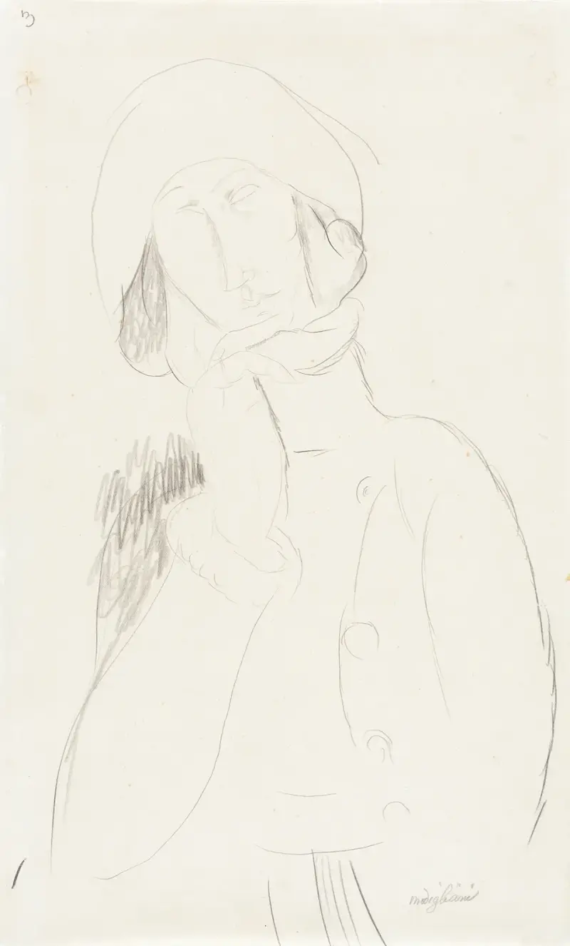 Portrait of a Woman, 1919 av Amedeo Modigliani