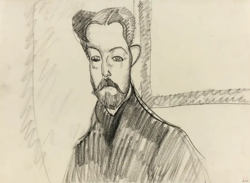 Portrait of Paul Alexandre av Amedeo Modigliani