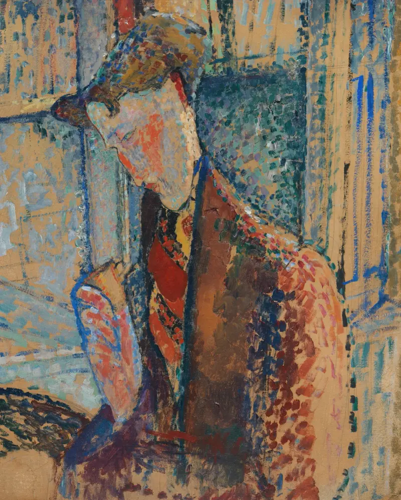 Reverie (studie k portrétu Franka Burtyho Havilanda), Amedeo Modigliani