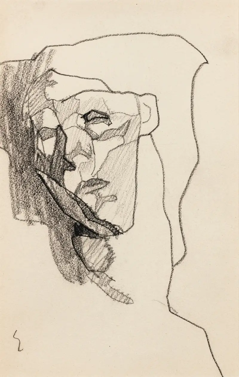 Tête de femme av Amedeo Modigliani