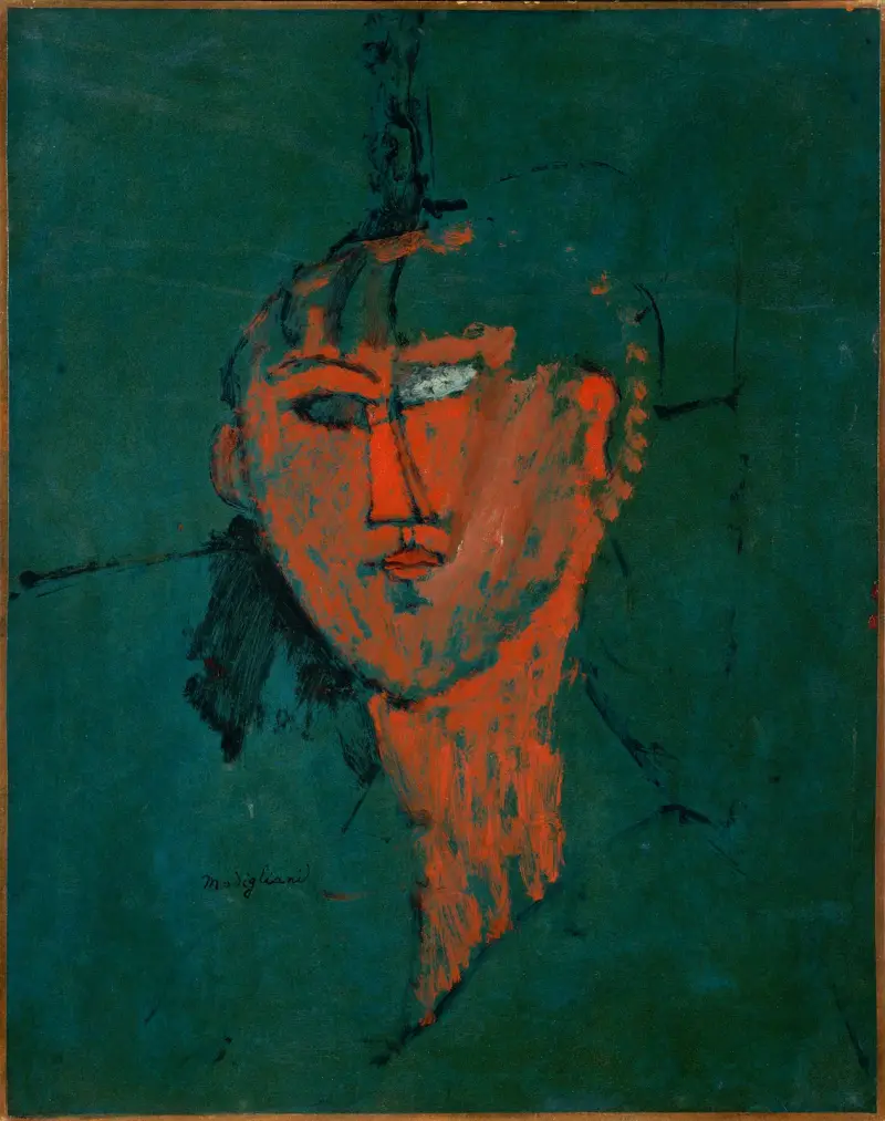 Czerwona głowa, Amedeo Modigliani