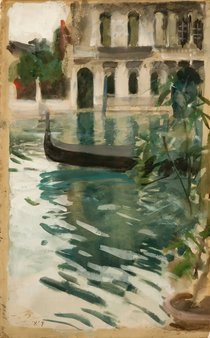 Gondel, Venedig von Anders Zorn