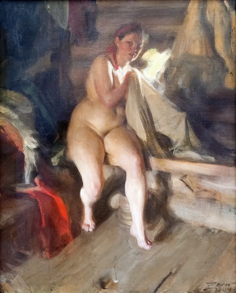 V podkroví, Anders Zorn