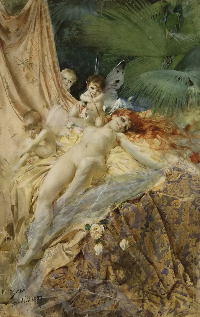 Nymfa lásky, Anders Zorn