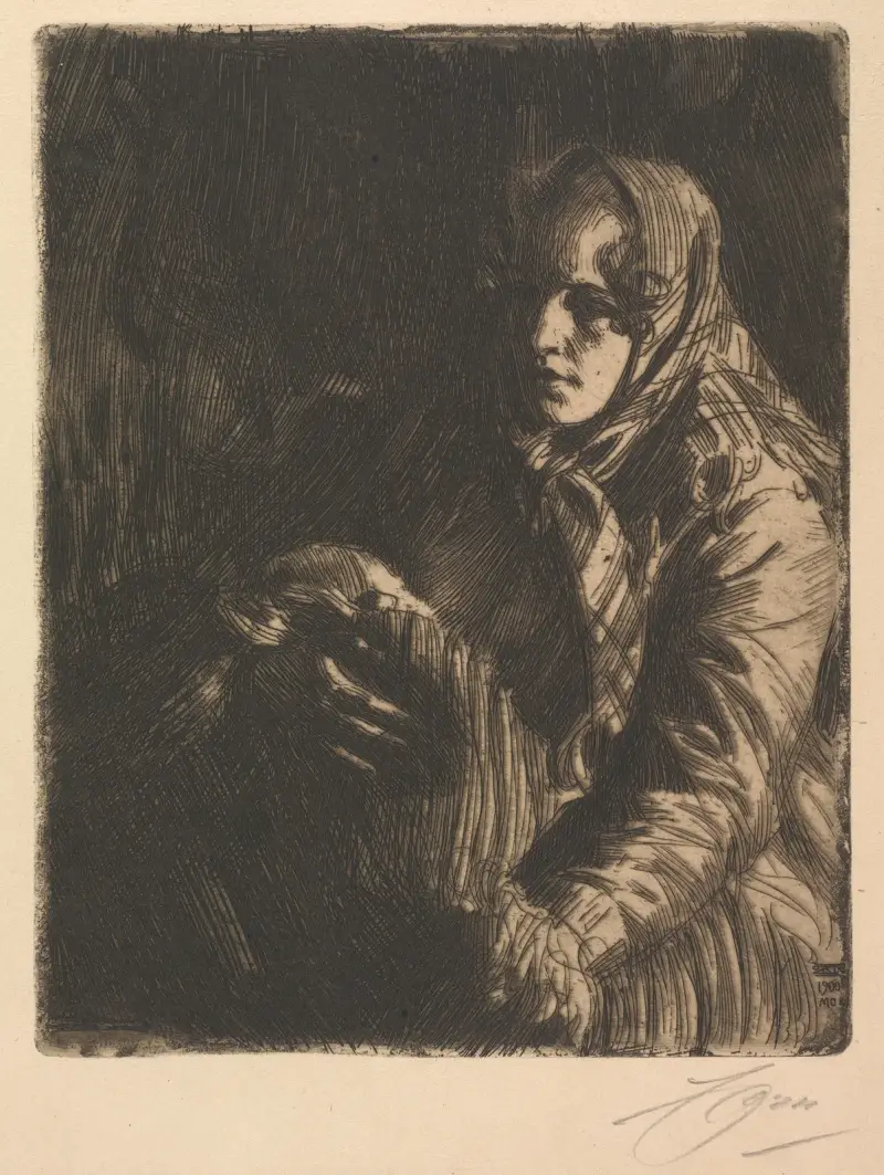 Madona, 1900, Anders Zorn