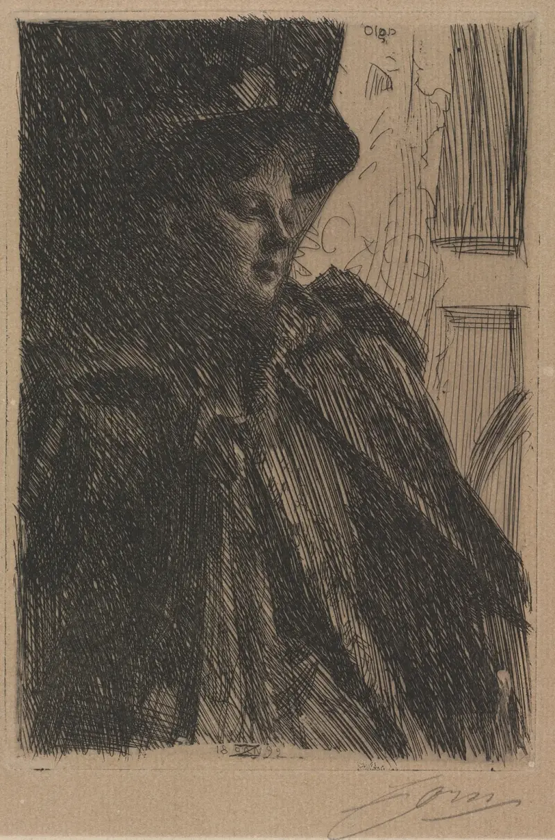 Frau Olga Bratt von Anders Zorn