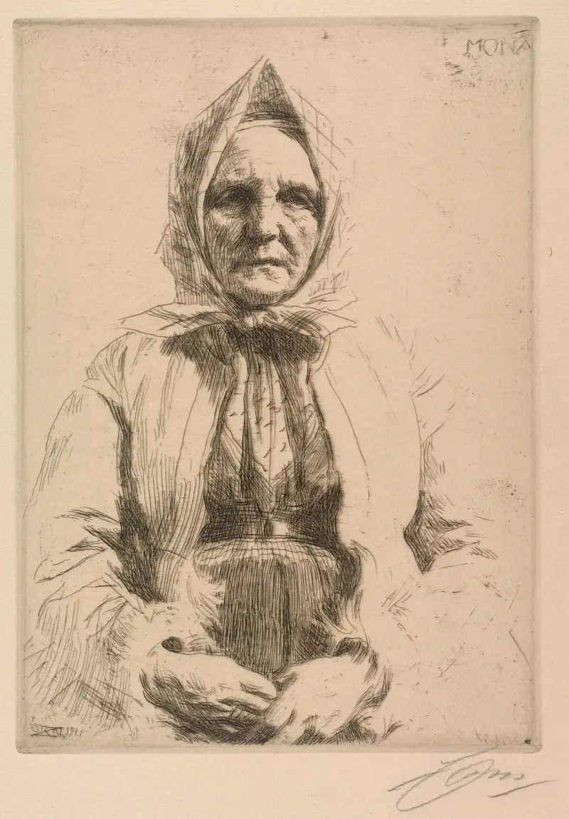 Mona, 1911, Anders Zorn