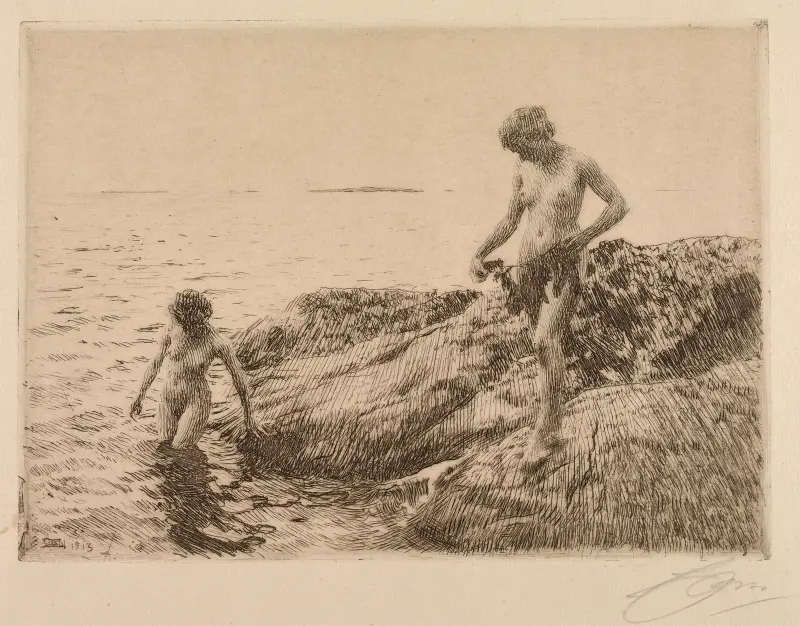 Schären zum Meer von Anders Zorn