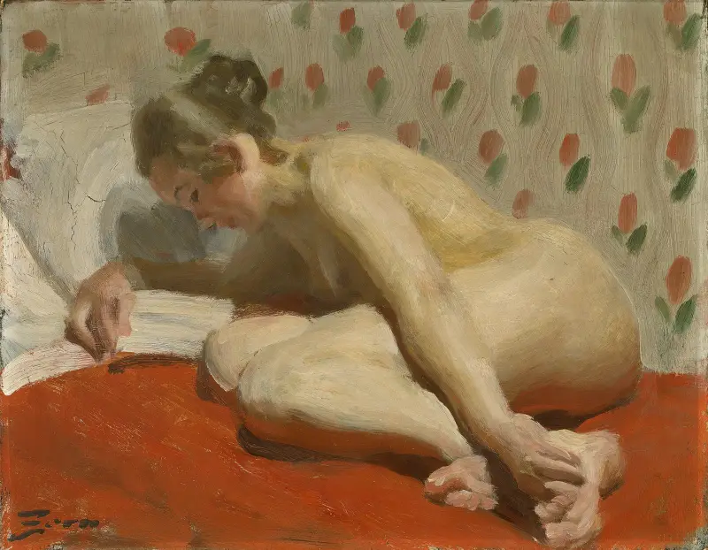 Studium aktu, Anders Zorn