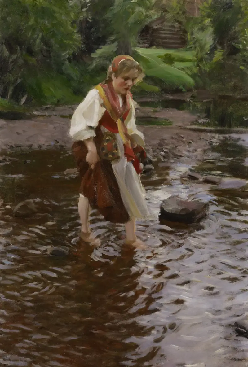 Flickan från Älvdalen av Anders Zorn