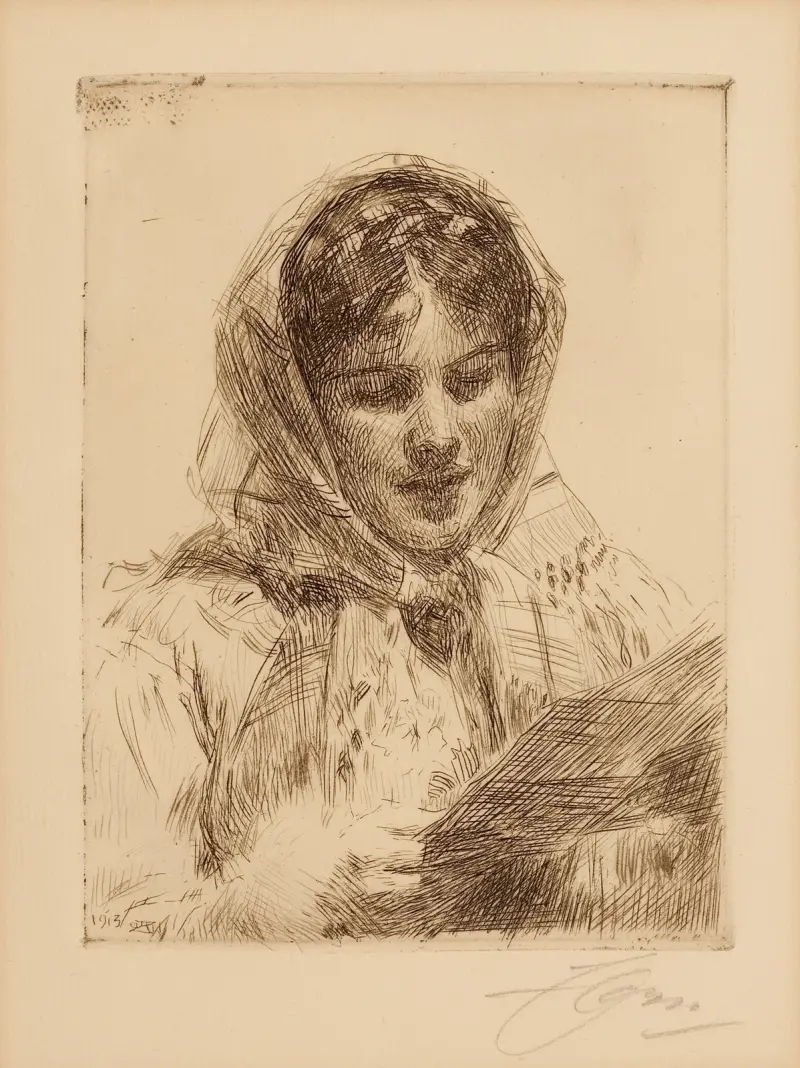 Dopisy, Anders Zorn