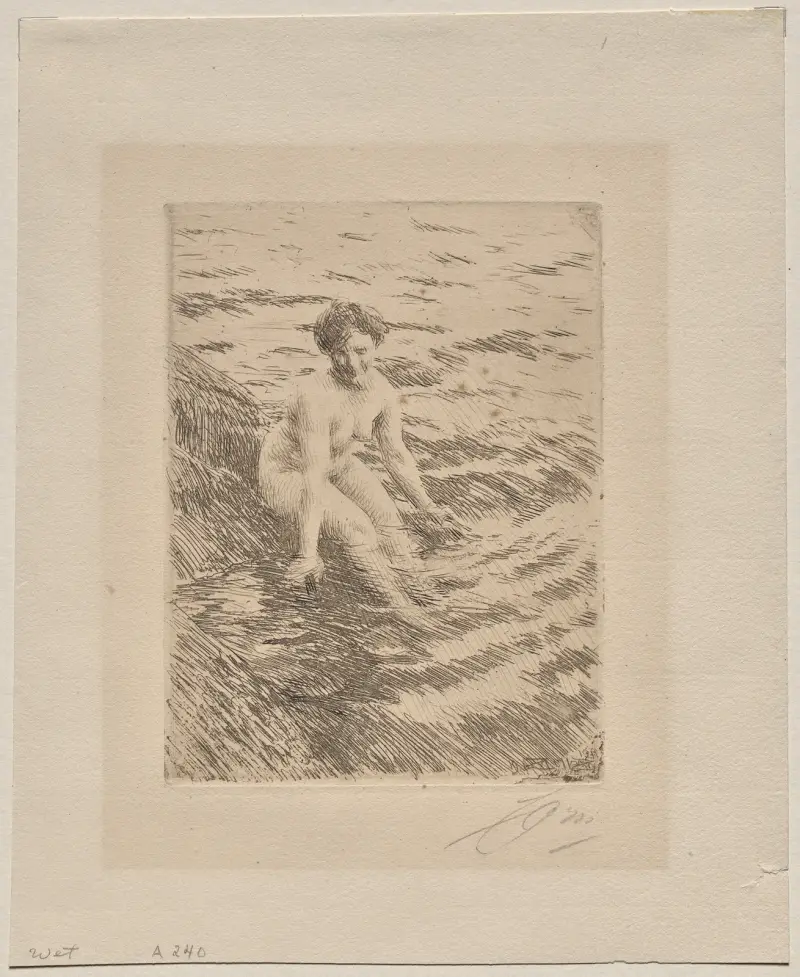 Våt av Anders Zorn