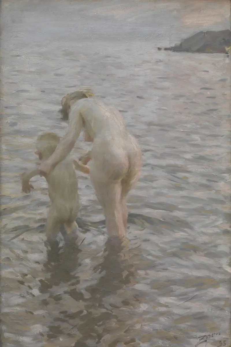 Mit der Mutter von Anders Zorn