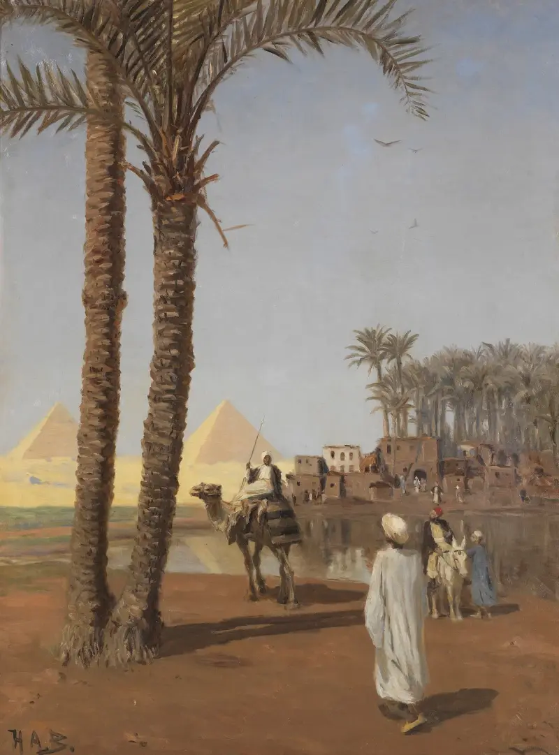 Scena orientalna, Hans Andersen Brendekilde