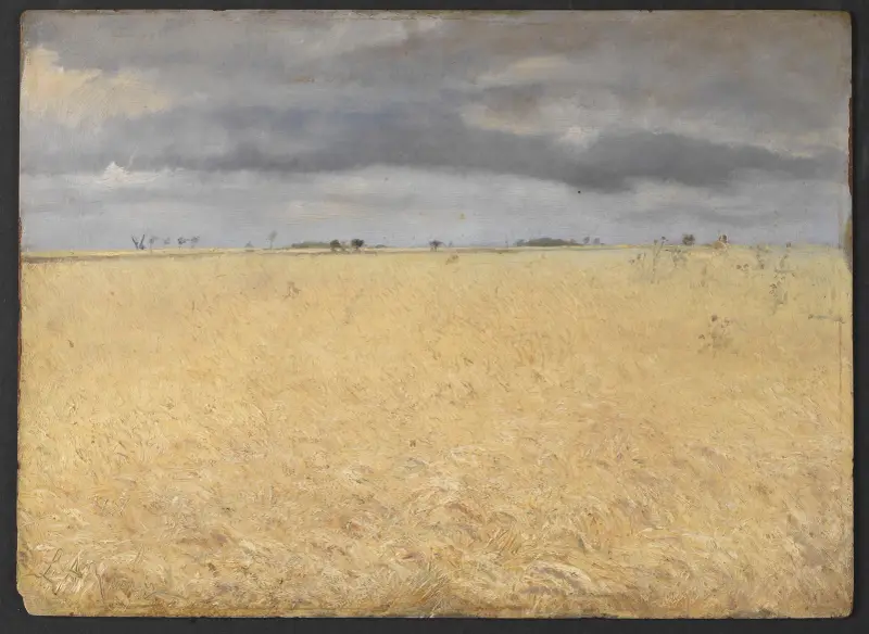 A Rye Field near Ring Village av Laurits Andersen Ring