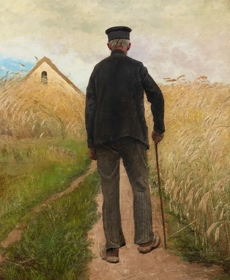 I Kornmarken (Walking in a Rye Field) av Laurits Andersen Ring