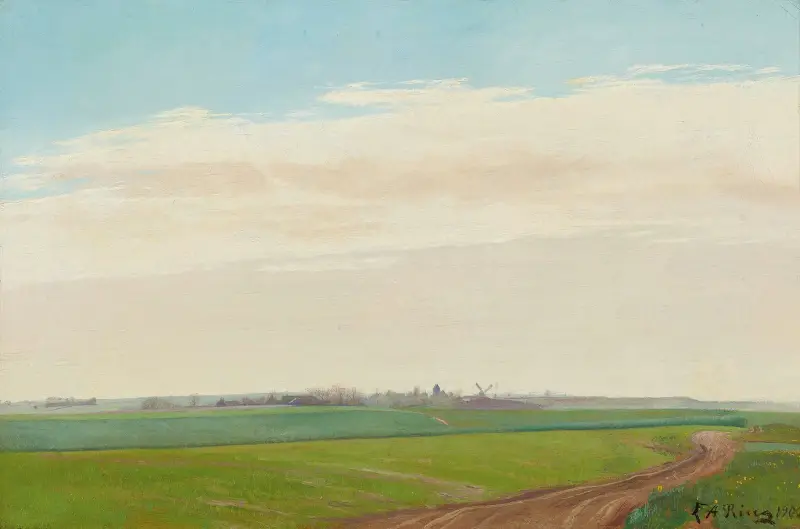 Sommerlandschaft, Baldersbrønde von Laurits Andersen Ring