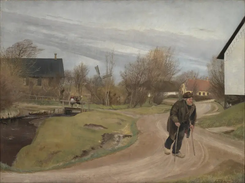 Wiosna w Hals, Jutlandia, Laurits Andersen Ring