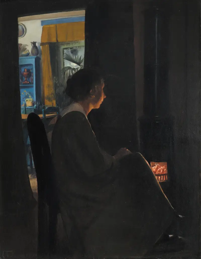 Twilight. The Artist’s Wife av Laurits Andersen Ring