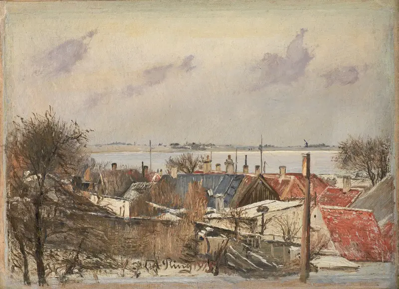 Blick von Roskilde auf den Fjord von Laurits Andersen Ring