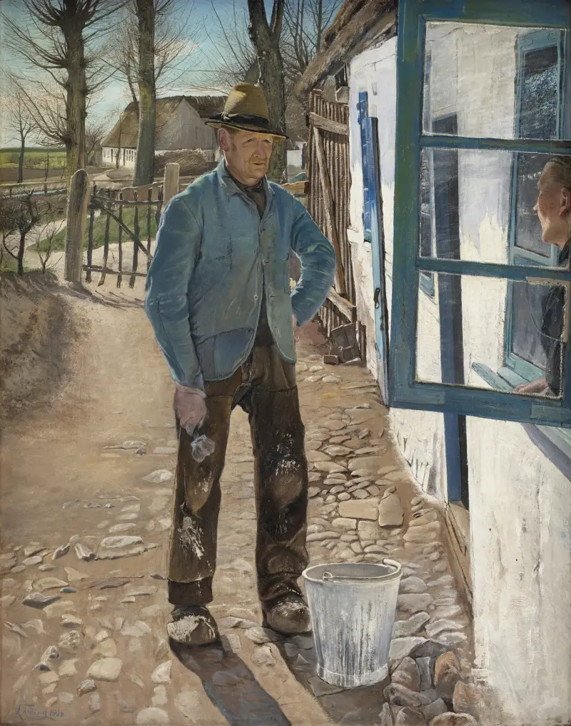 Bílý nátěr starého domu, Laurits Andersen Ring