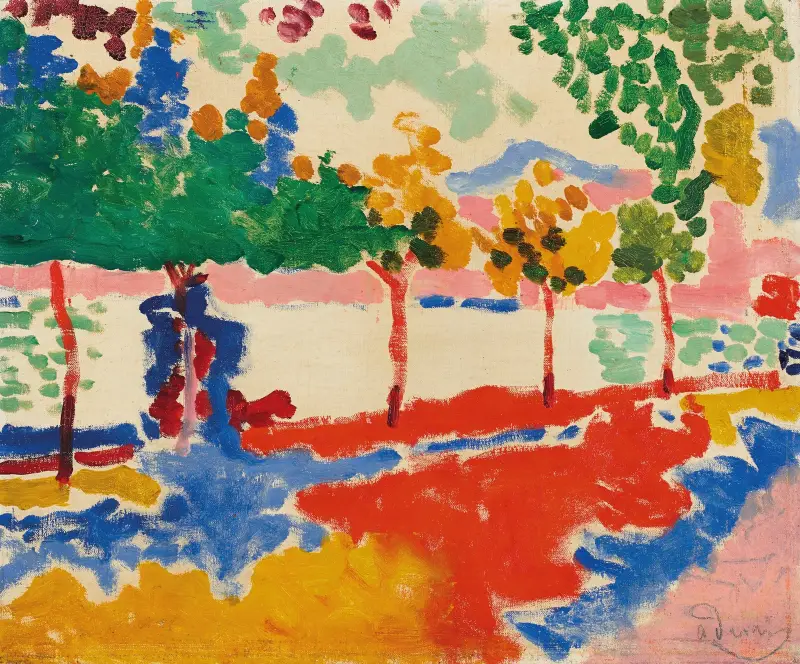 Břehy řeky, André Derain
