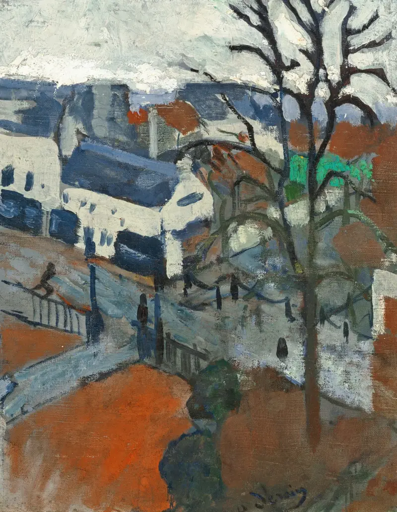 Chatou im Regen von André Derain