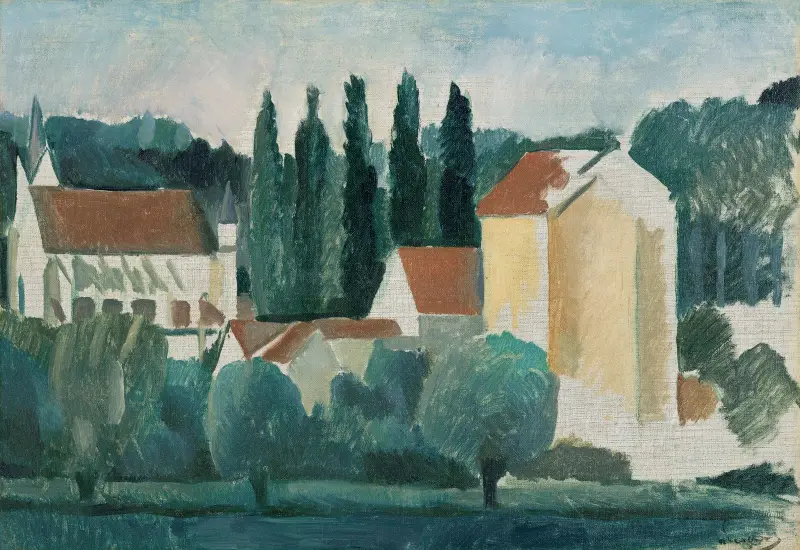 Kapellet i Crécy (Kvarnen) av André Derain