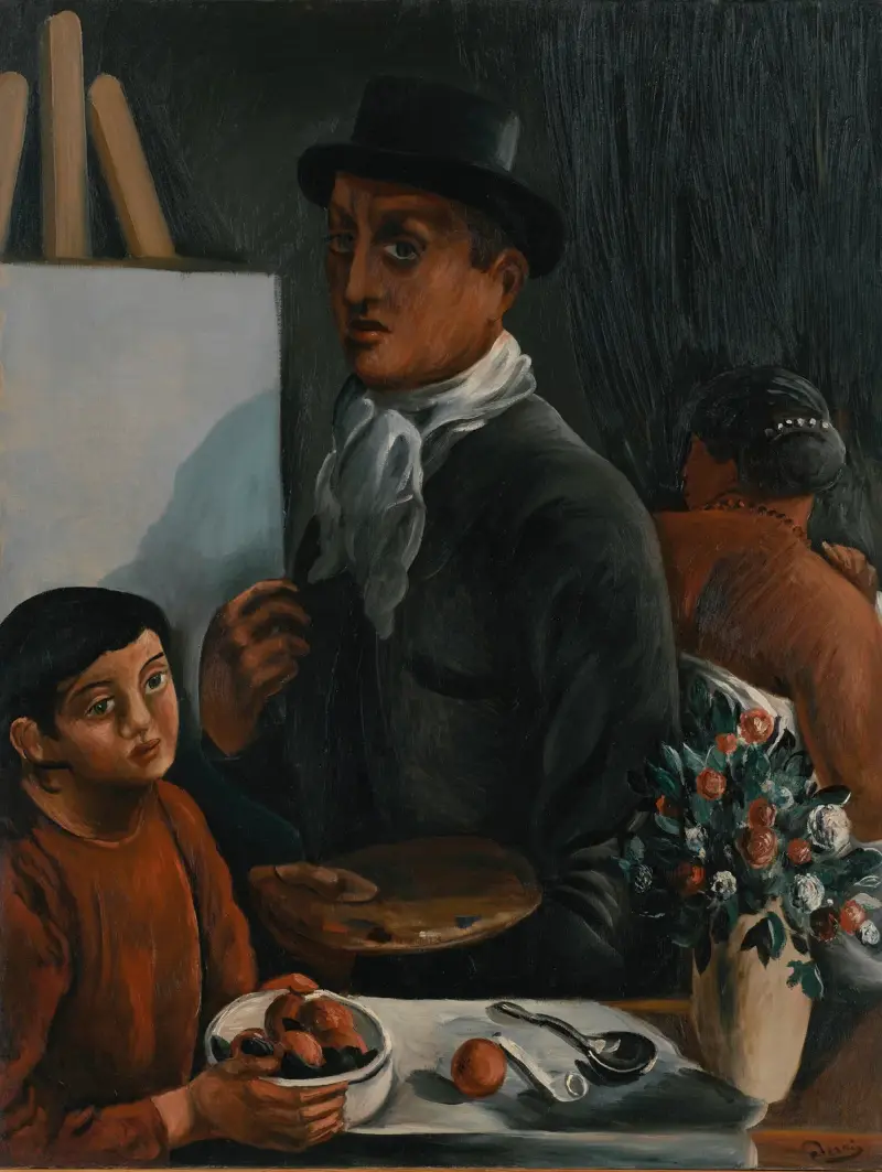 Konstnären i sin ateljé av André Derain