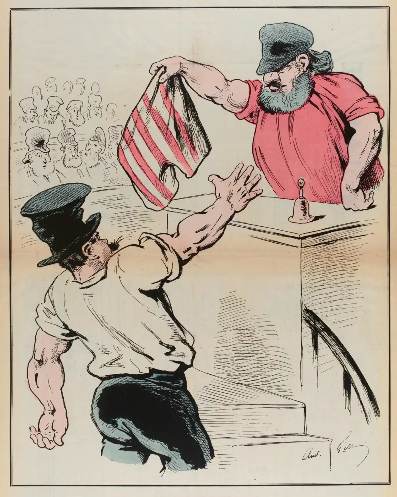 Assomoir parlementaire, André Gill