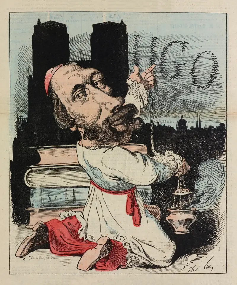 Auguste Vacquerie av André Gill