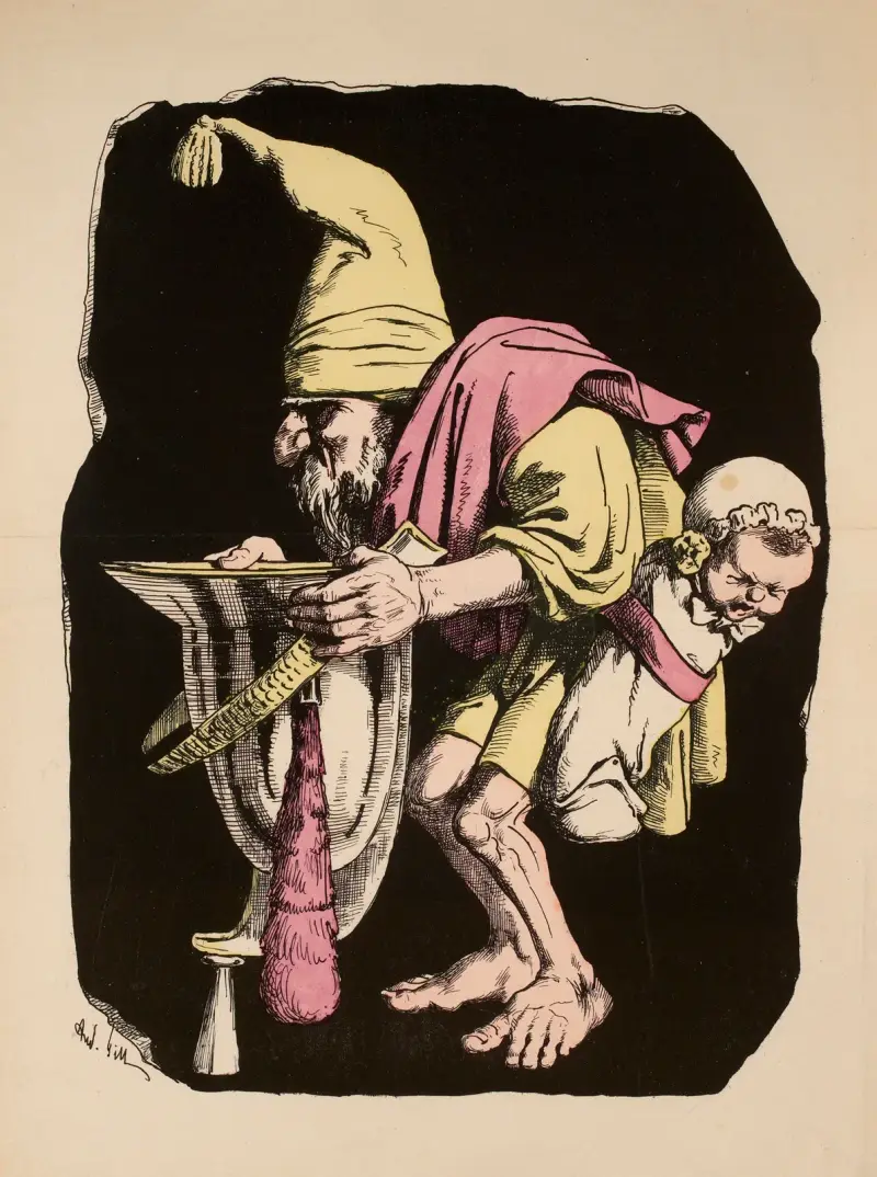 Bélisaire (étude antique), André Gill