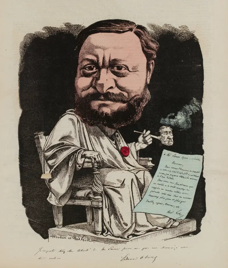 Edmond About, André Gill