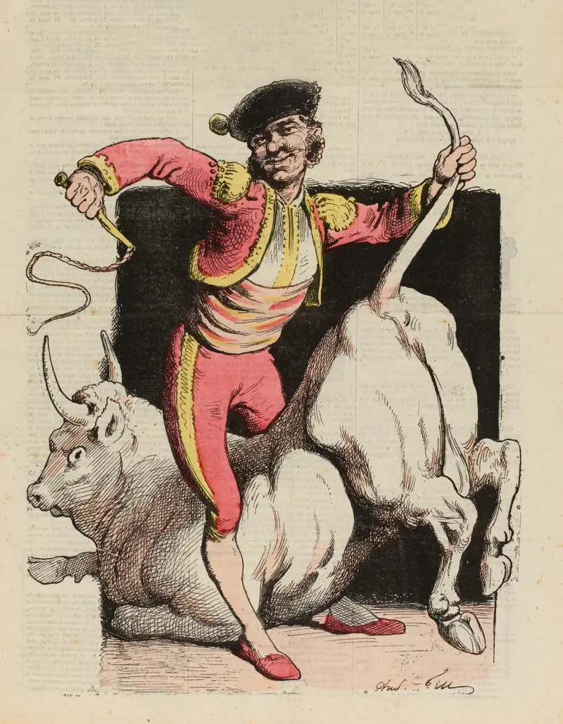 El Torreador, par Gill, André Gill