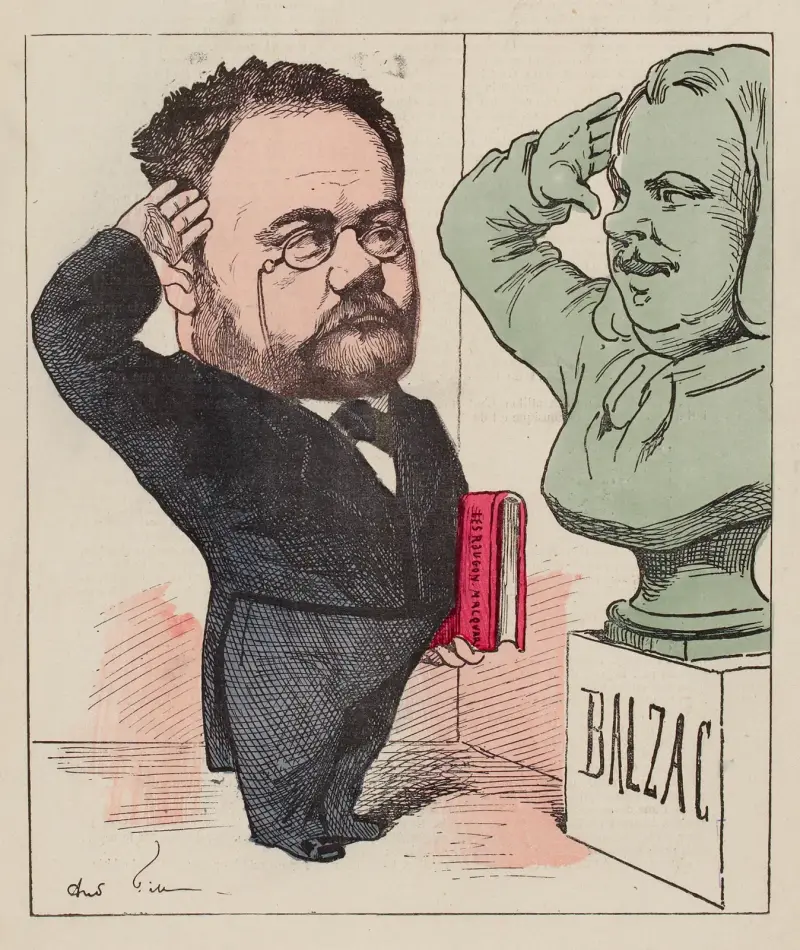 Emile Zola von André Gill