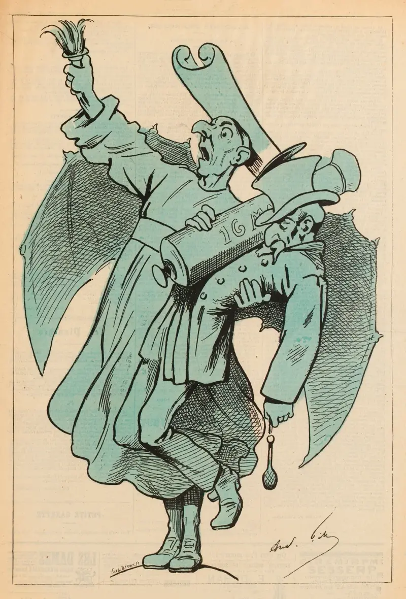 Gloria Victis (nach Mercié) von André Gill