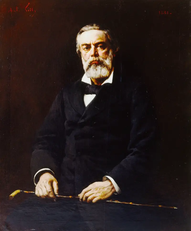 Jules Vallès (1832-1885), écrivain et journaliste av André Gill